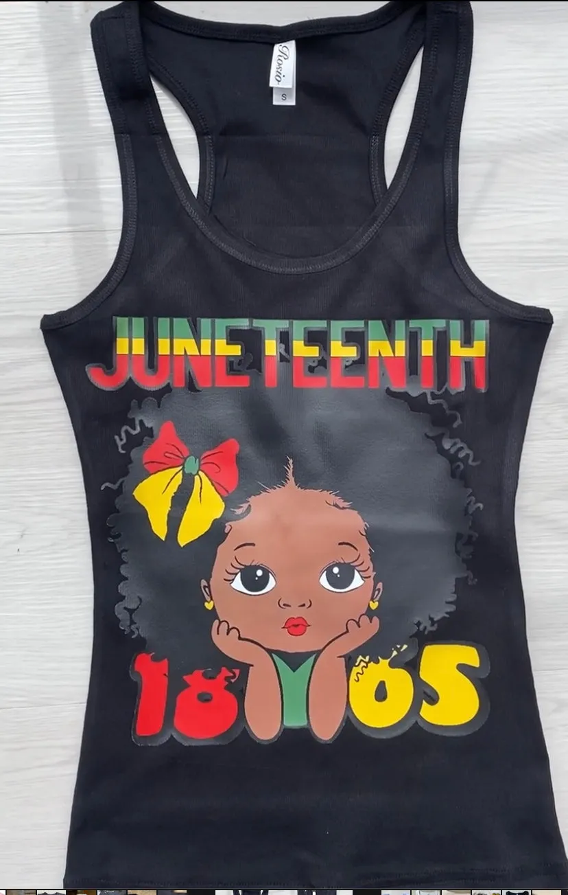 1865 JUNETEENTH LETTER GRAFIC SHIRT