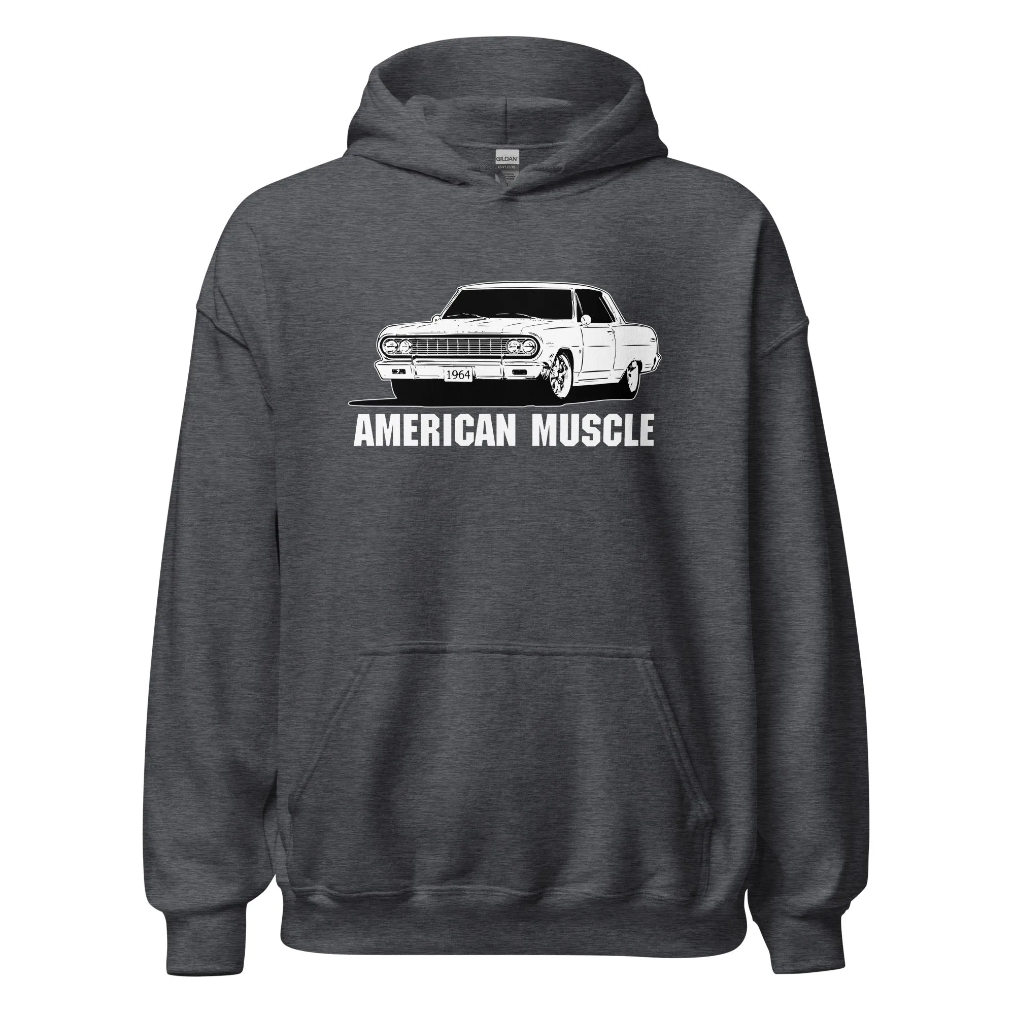 1964 Chevelle Hoodie Sweatshirt - American Muscle