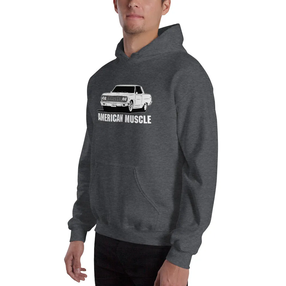 1964 Chevelle Hoodie Sweatshirt - American Muscle