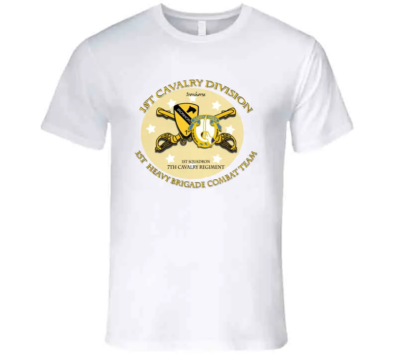 1st Heavy Brigade Combat Team, 1st Cav Div, 1st Squadron, 7th Cavalry T Shirt and Hoodie