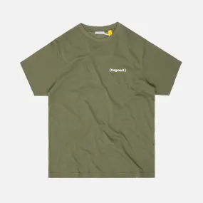 7 Moncler Fragment Maglia Tee - Olive Green