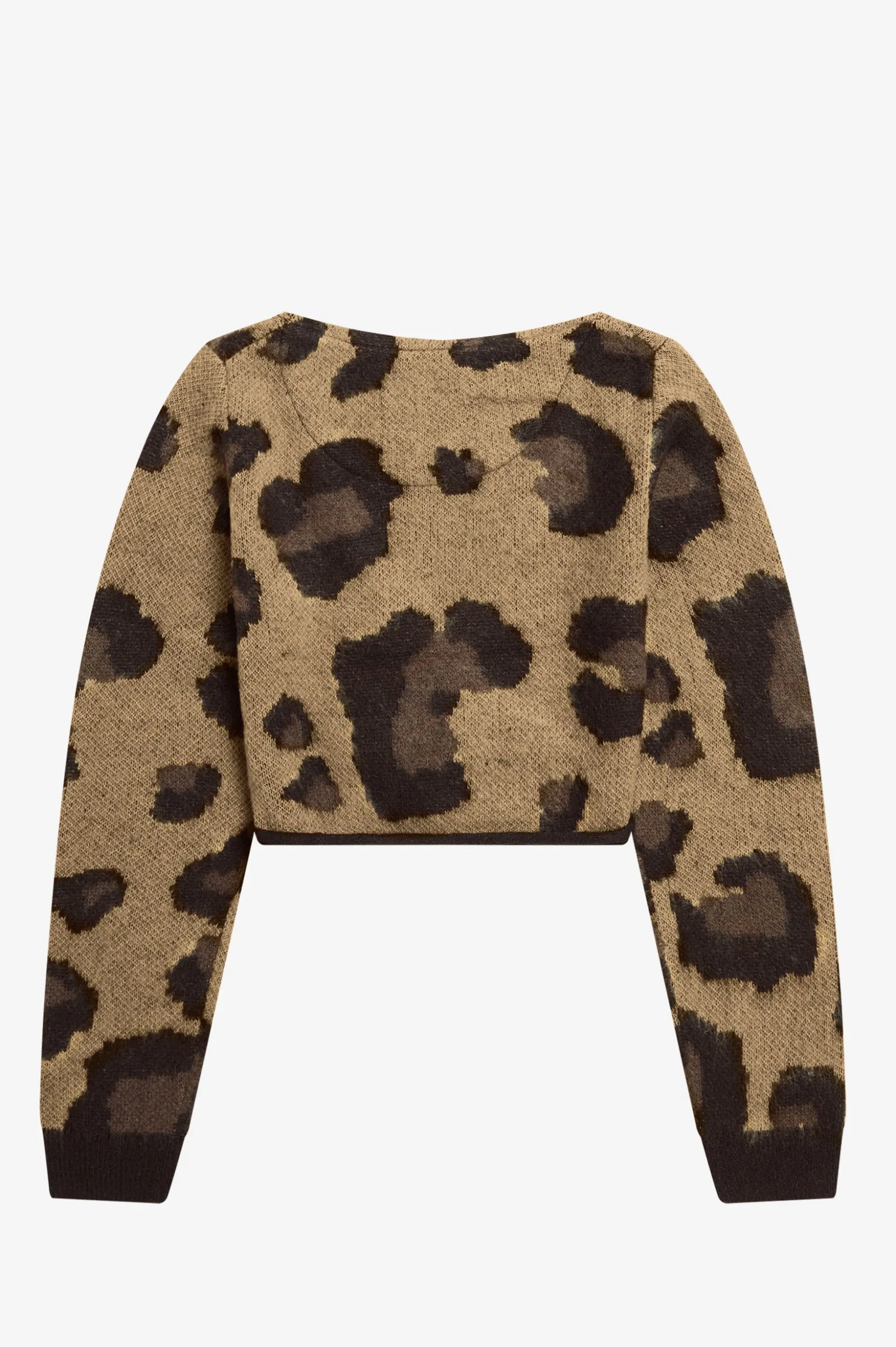 Amy Winehouse Leopard Wrap Cardigan