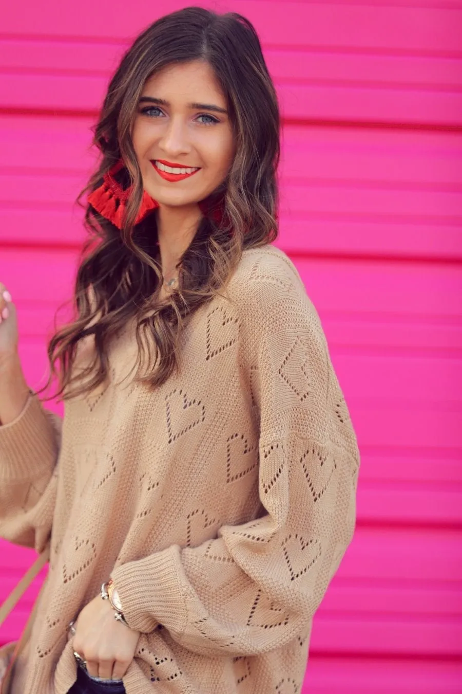 Be Mine Cut Out Heart Sweater