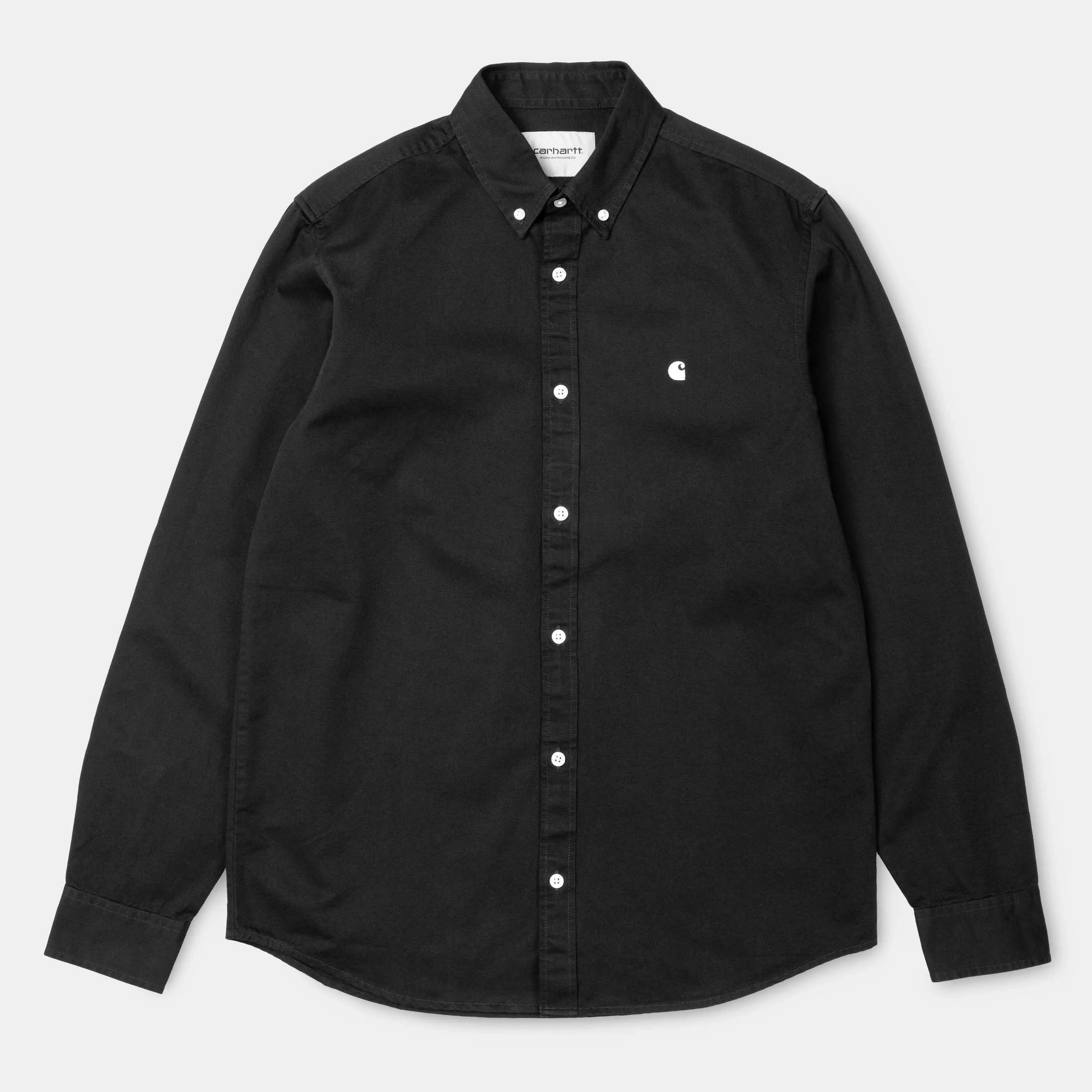 Carhartt L/S Madison Shirt Black/White