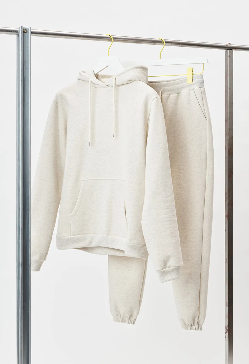 Cashmere Fleece Beach Hoodie / Heather Ash