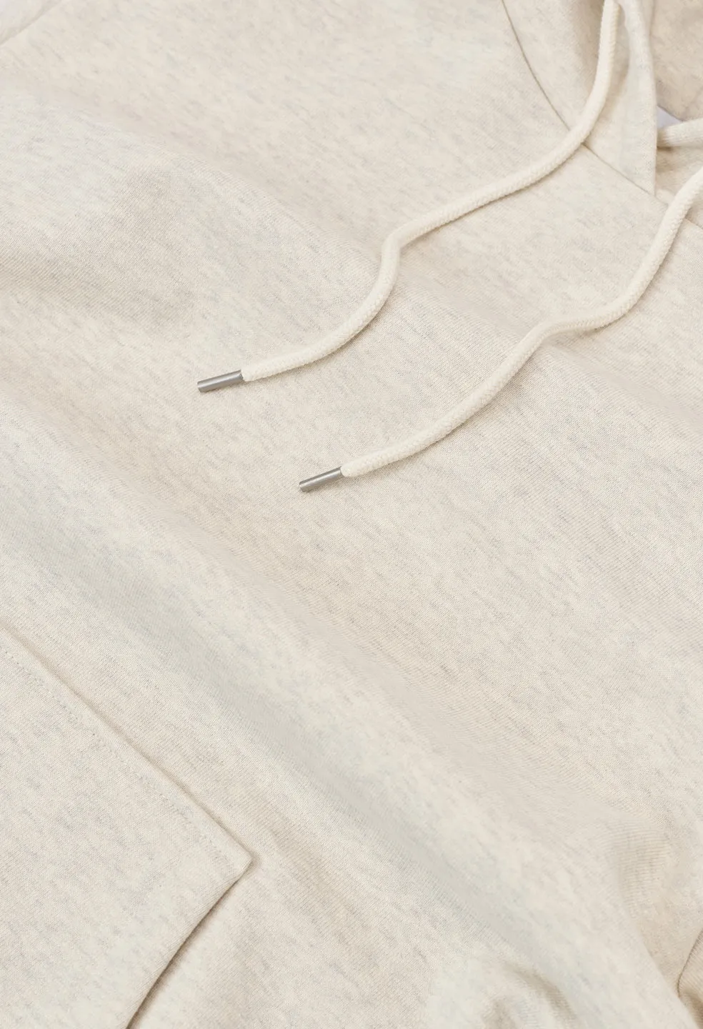 Cashmere Fleece Beach Hoodie / Heather Ash