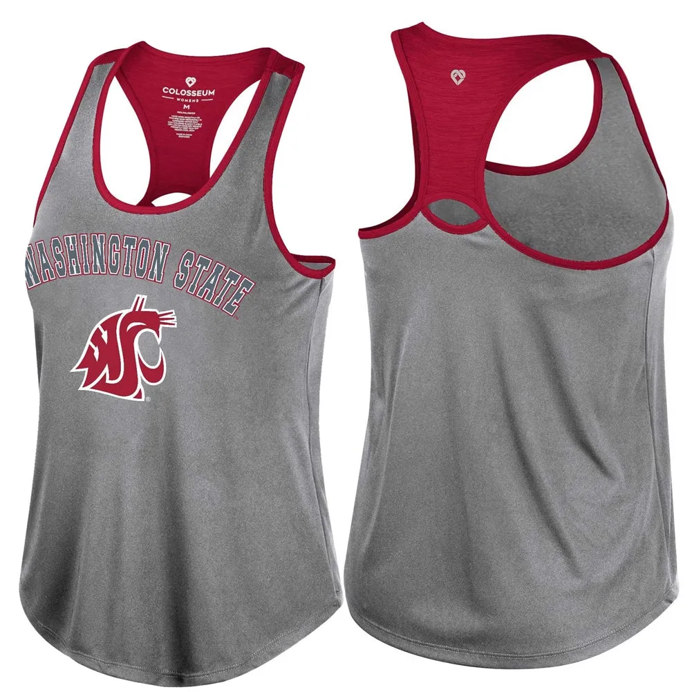 Colosseum Women's Gray Racerback Tank