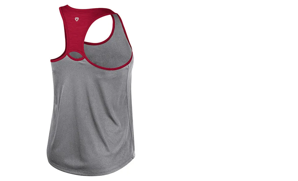 Colosseum Women's Gray Racerback Tank