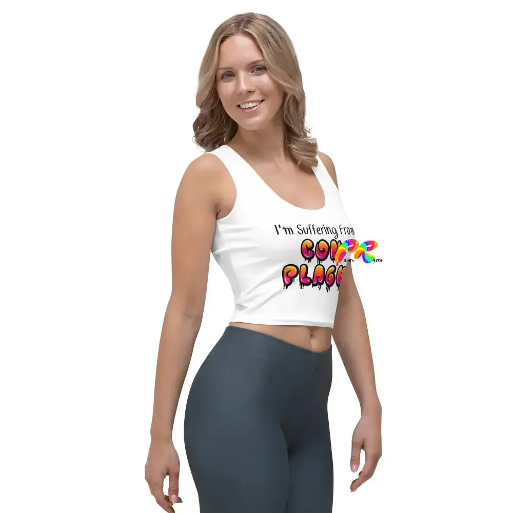 Con Plague Slim Fit Crop Top