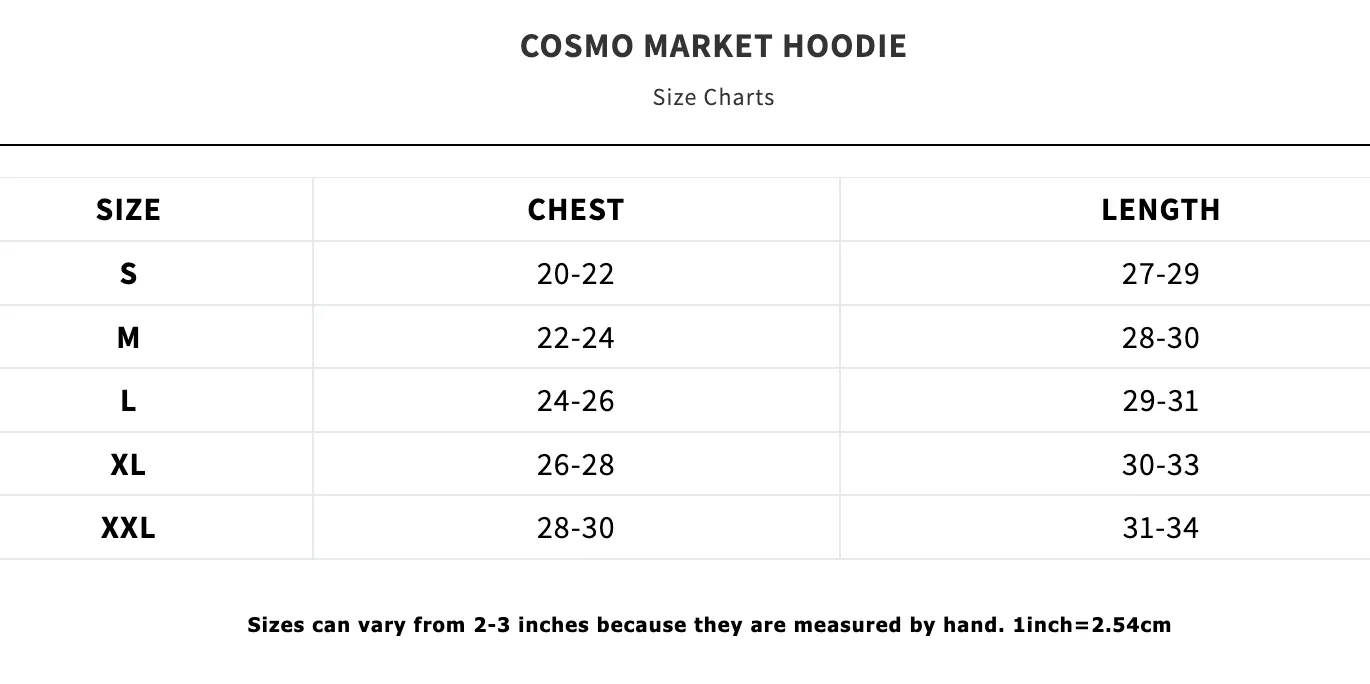 COSMO MARKET HOODIE (Black)