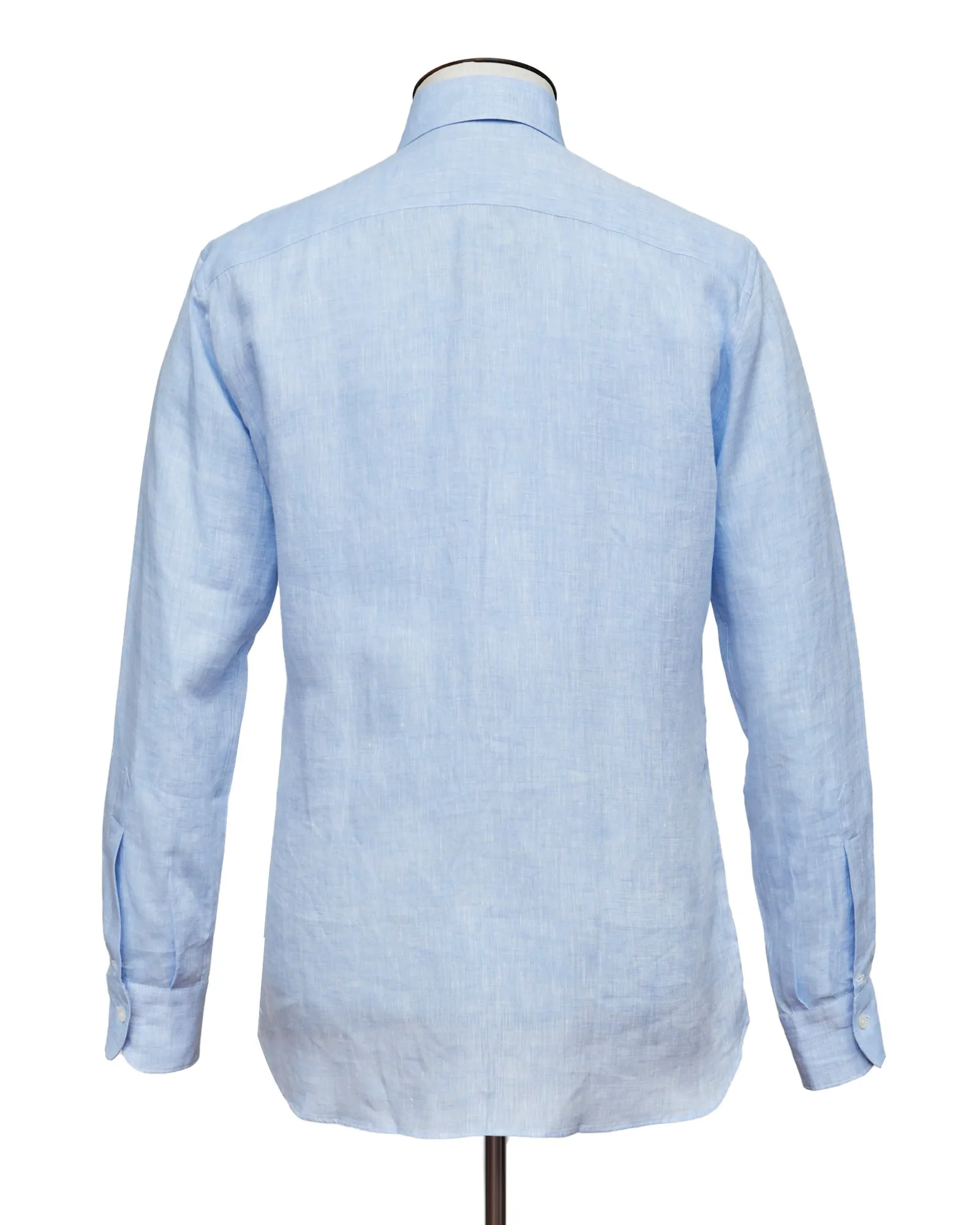 Crest Shirt - Cornflower Blue Linen