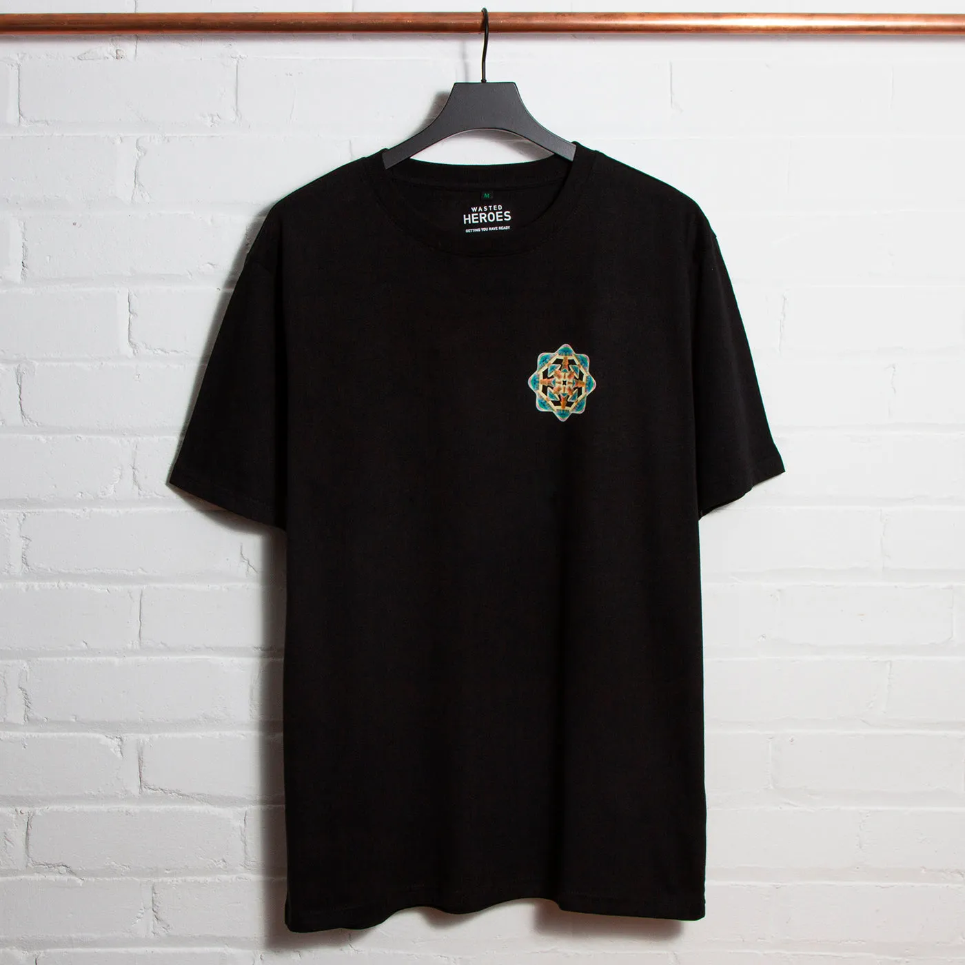 Crest Staroom - Tshirt - Black