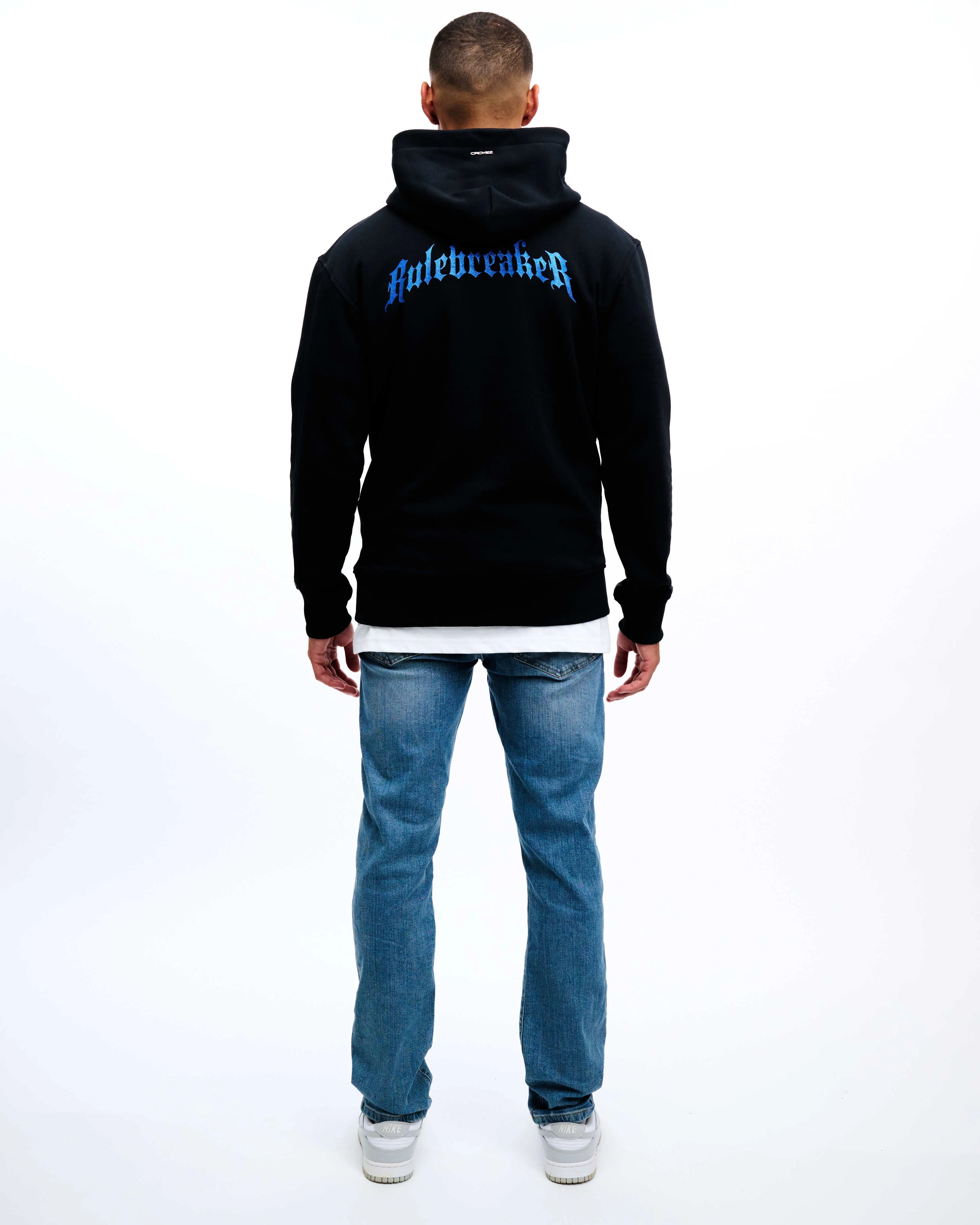 CROYEZ RULEBREAKER HOODIE - BLACK/COBALT