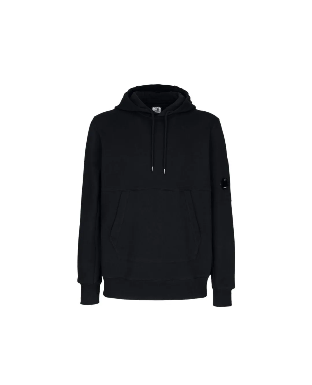 Diagonal Raised Fleece Hoodie