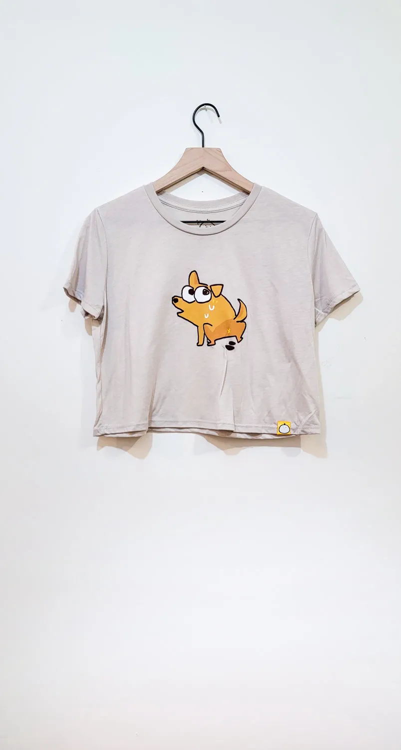 DOO-POO crop top shirt