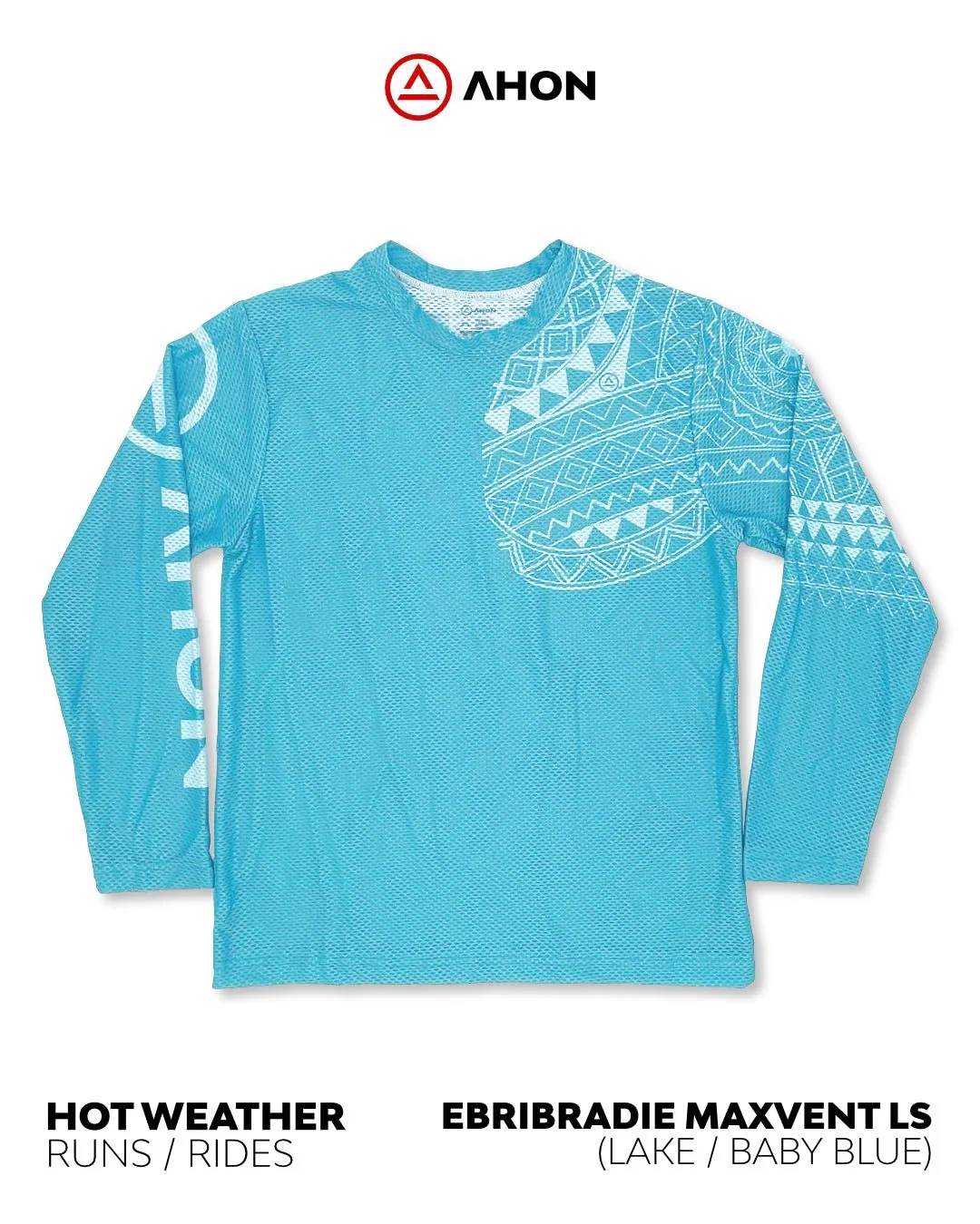 EbriBradie Maxvent LS Shirt (lake / baby blue) - dri fit mesh