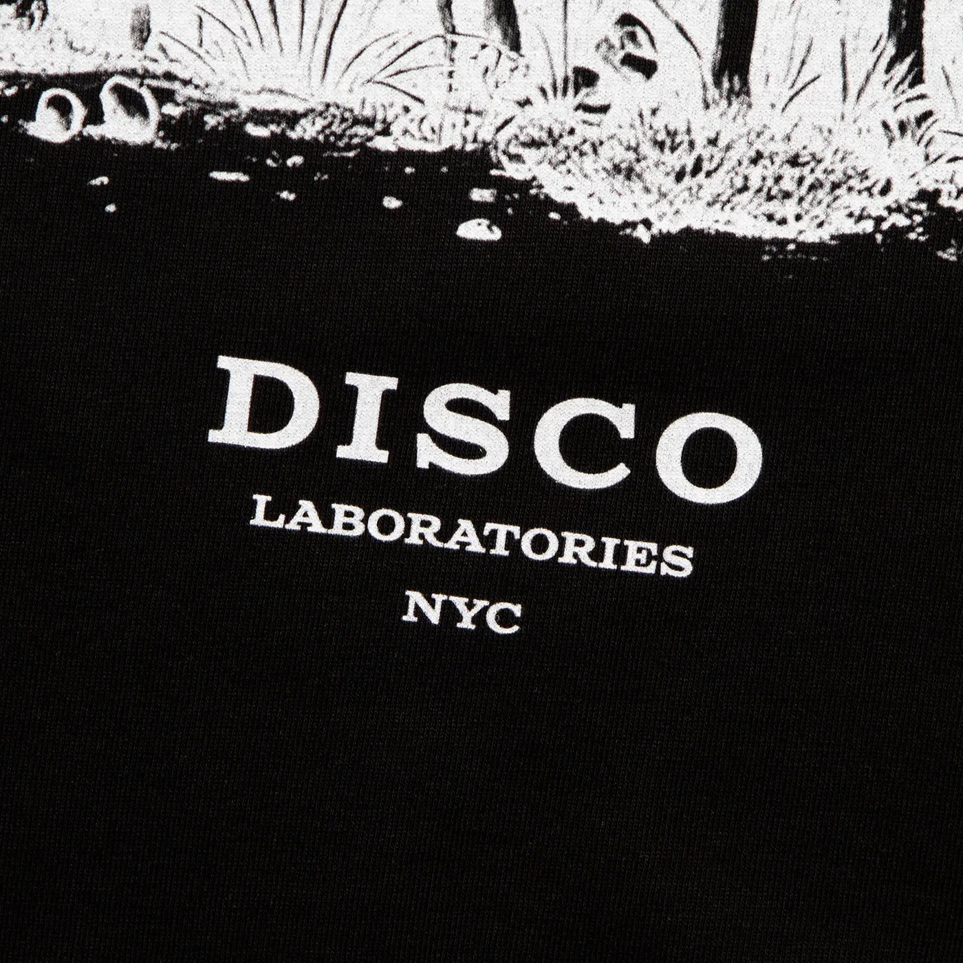 Ecology Disco Labs NYC Front Print - Tshirt - Black