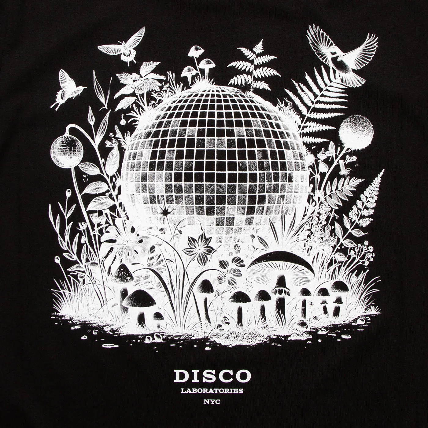 Ecology Disco Labs NYC Front Print - Tshirt - Black