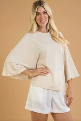 Eliana 3/4 Sleeve Dolman Top