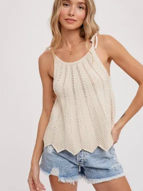 Emma Tied Knit Top