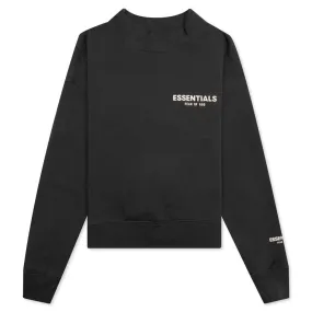 Essentials Kid's Mockneck - Iron