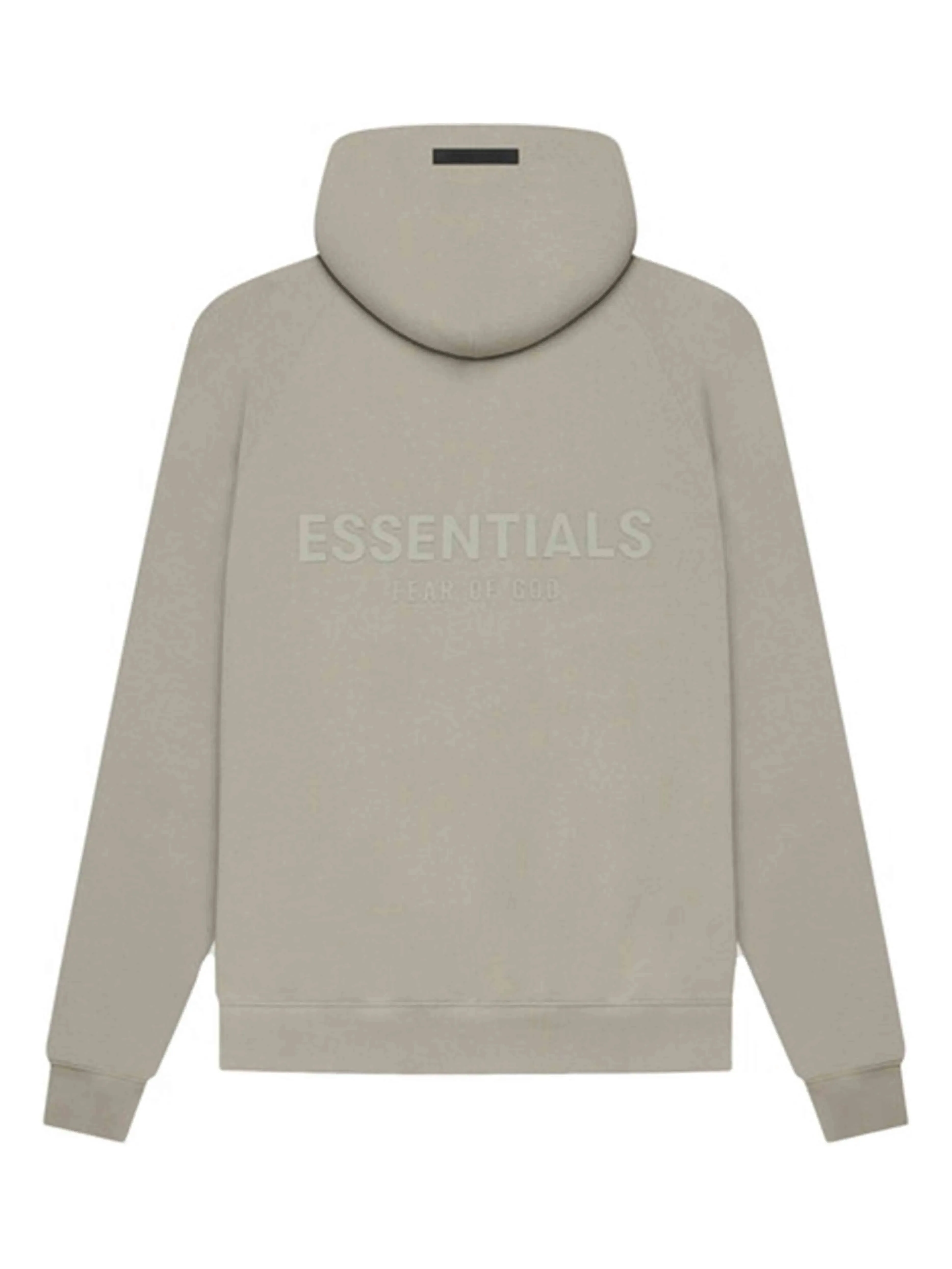 Fear Of God Essentials Back Logo Hoodie Moss/Goat [SS21]