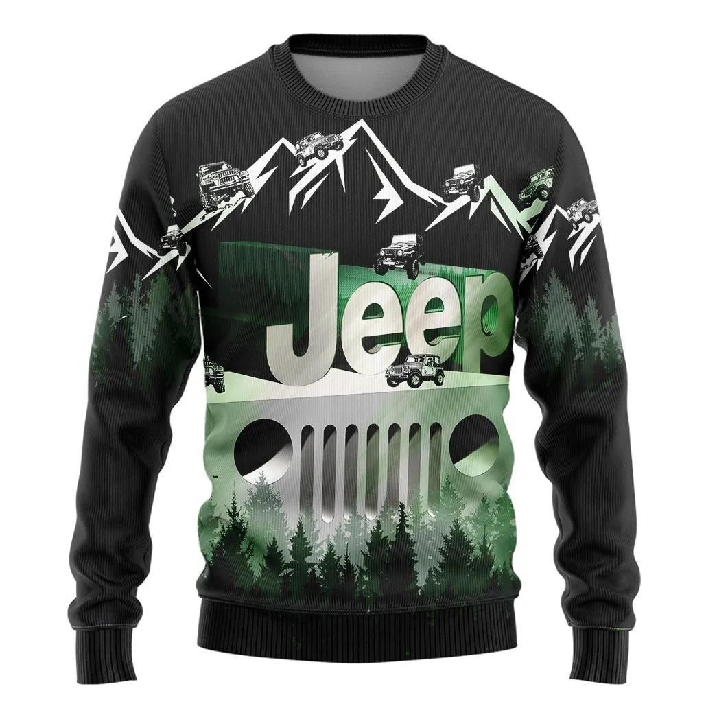 Gearhuman 3D Jeep Tshirt Hoodie Apparel