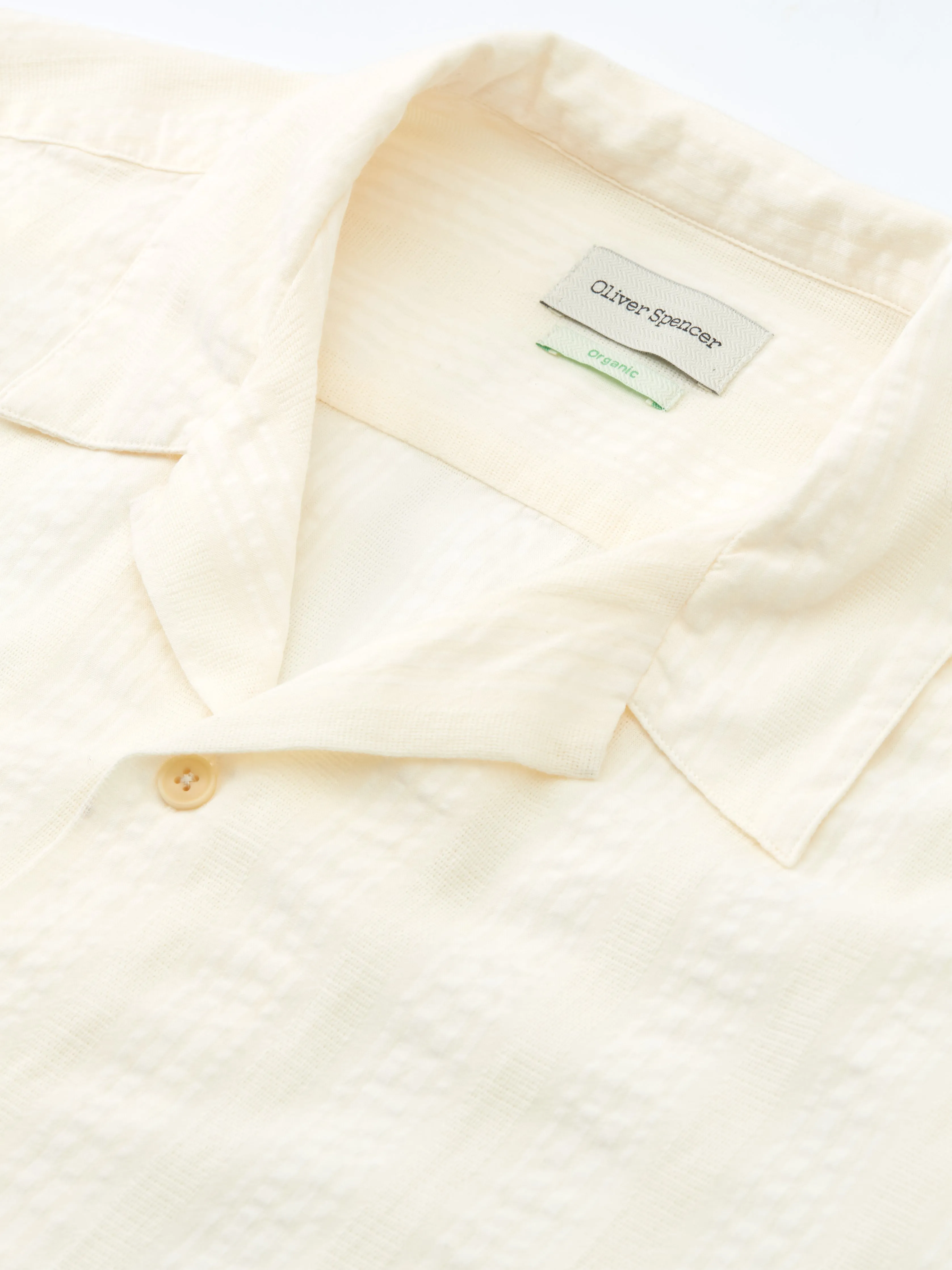 Havana Short Sleeve Shirt Yardley Cream