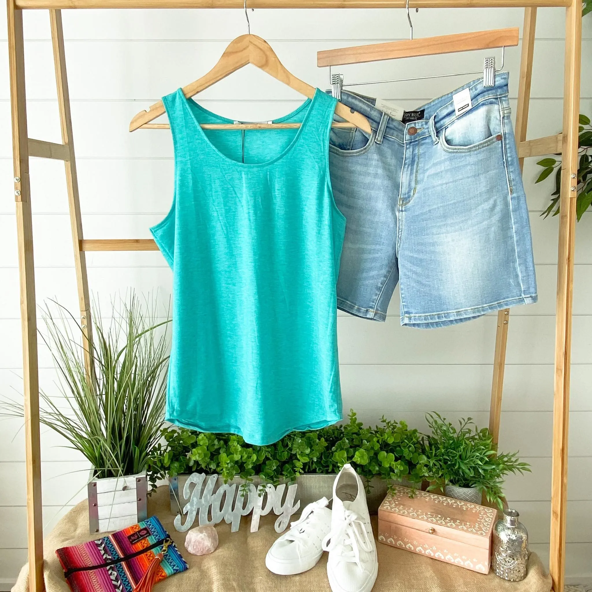 IN STOCK Tiffany Tank - Aqua