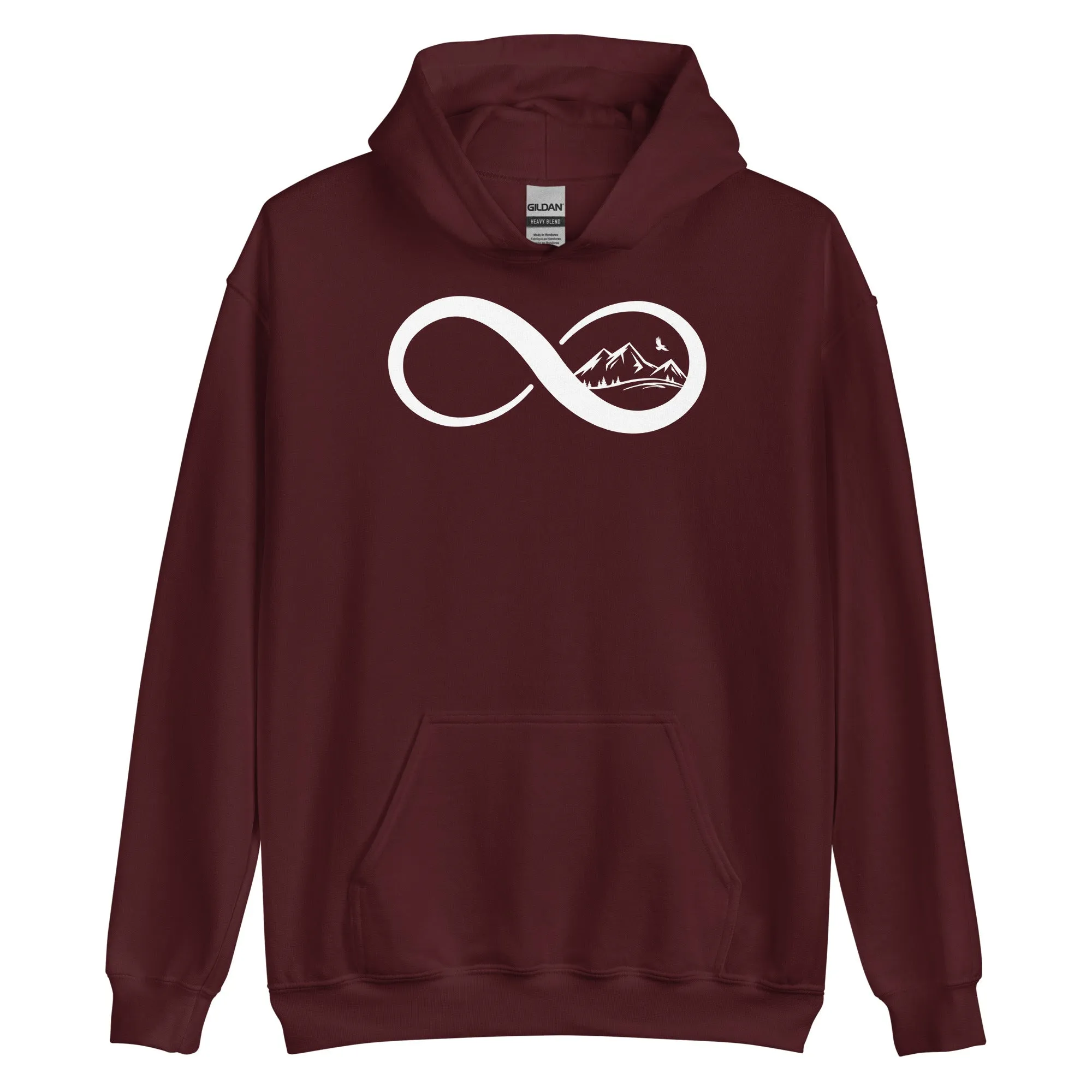 Infinity and Mountain - Unisex Hoodie