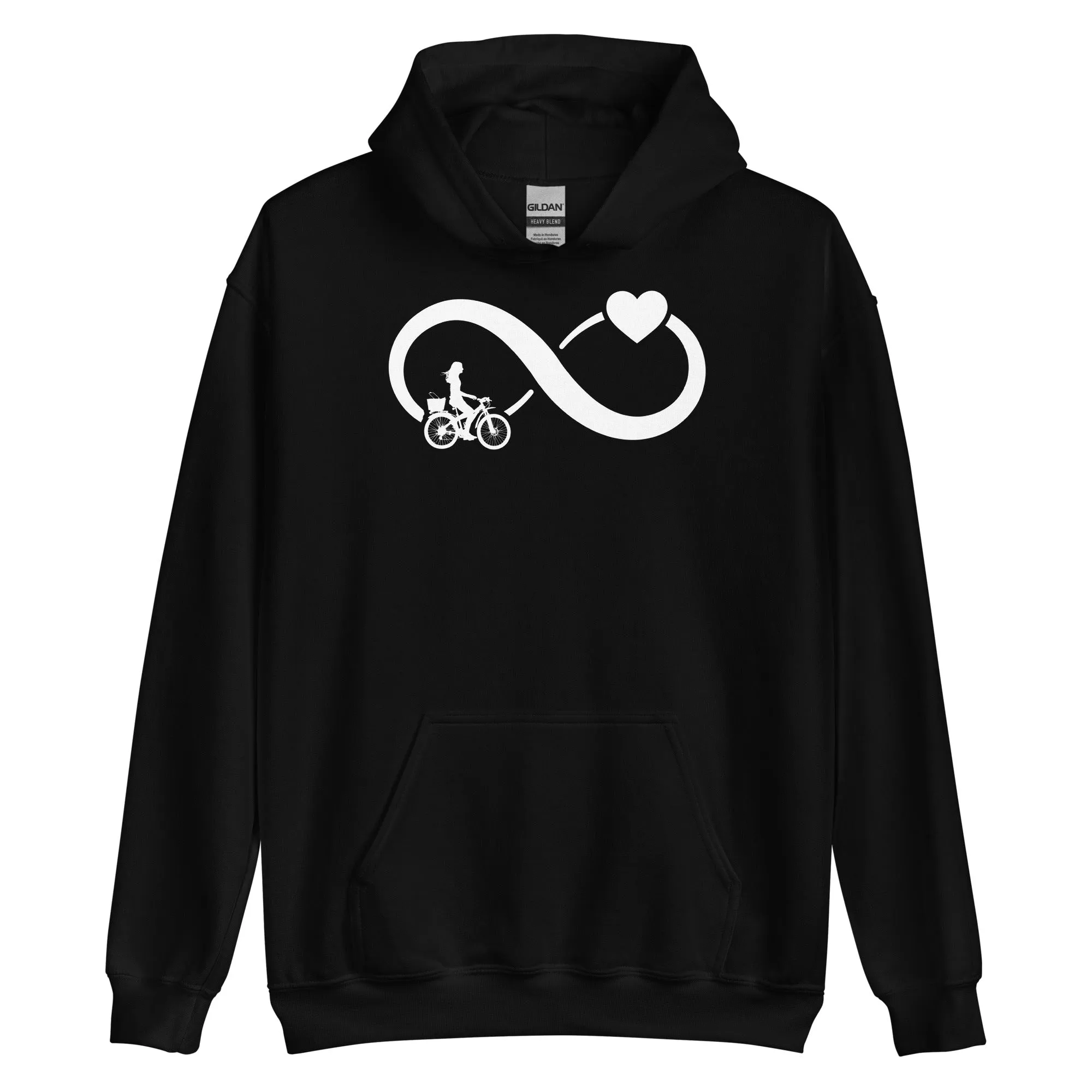 Infinity Heart and Cycling 2 - Unisex Hoodie