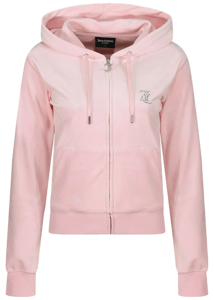 Juicy Couture Robertson Diamante Hoodie - almond blossom