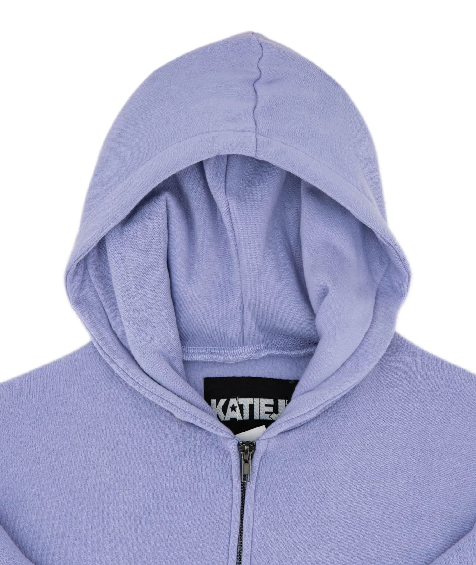 Katie J NYC Girls Dylan Crop Zip Hoodie