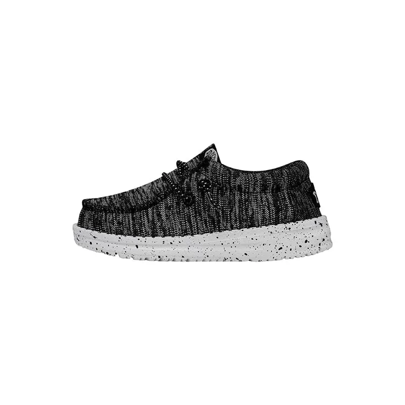 Kid's Preschool Wally Sport Knit Black/White