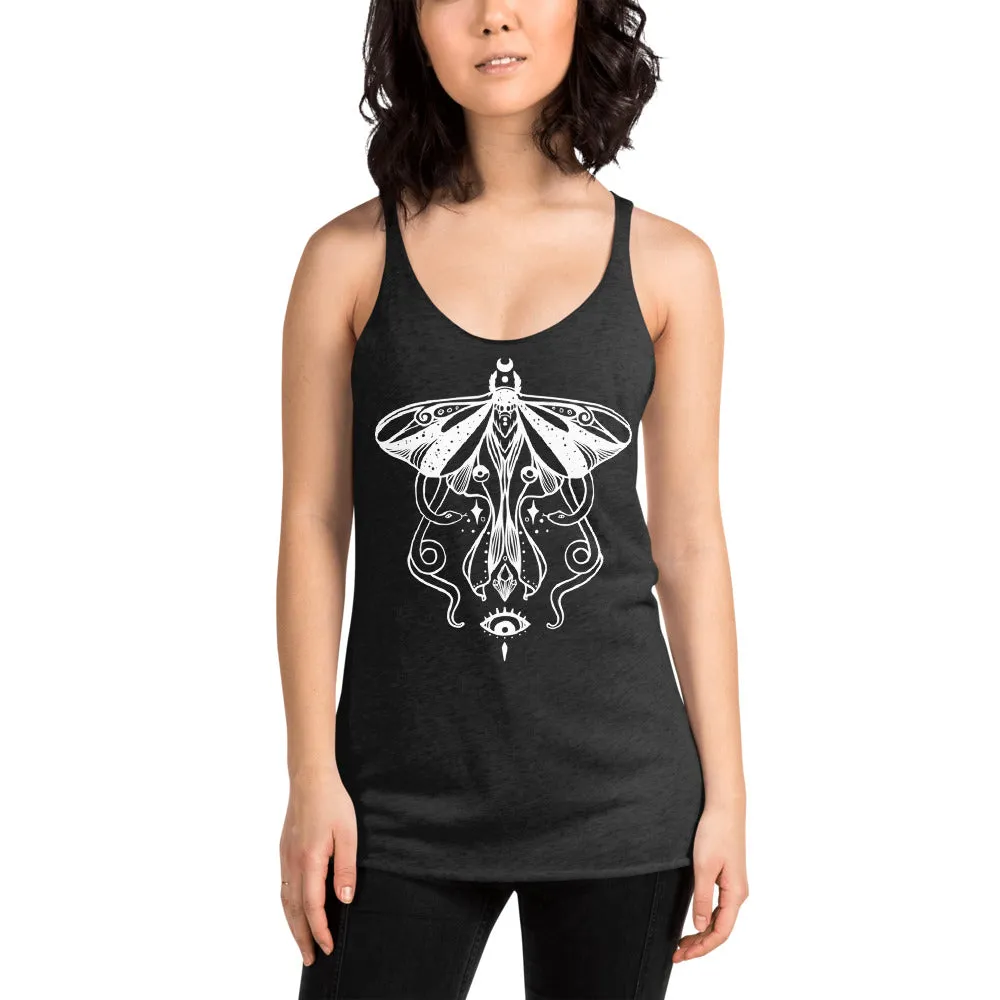 Luna Moth, Racerback Tank Top