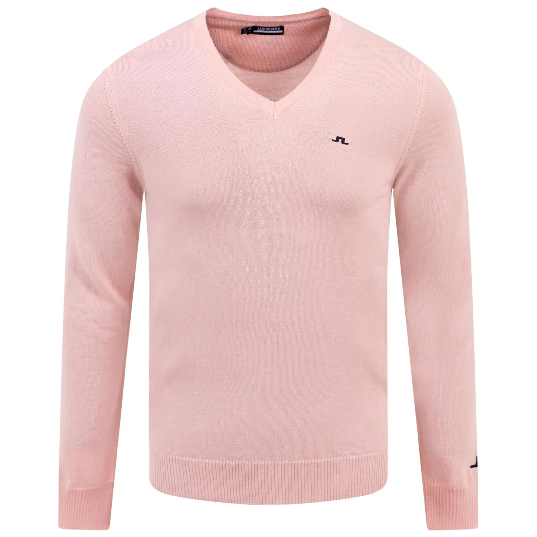 Lymann V-Neck Tour Merino Sweater Powder Pink - SS24