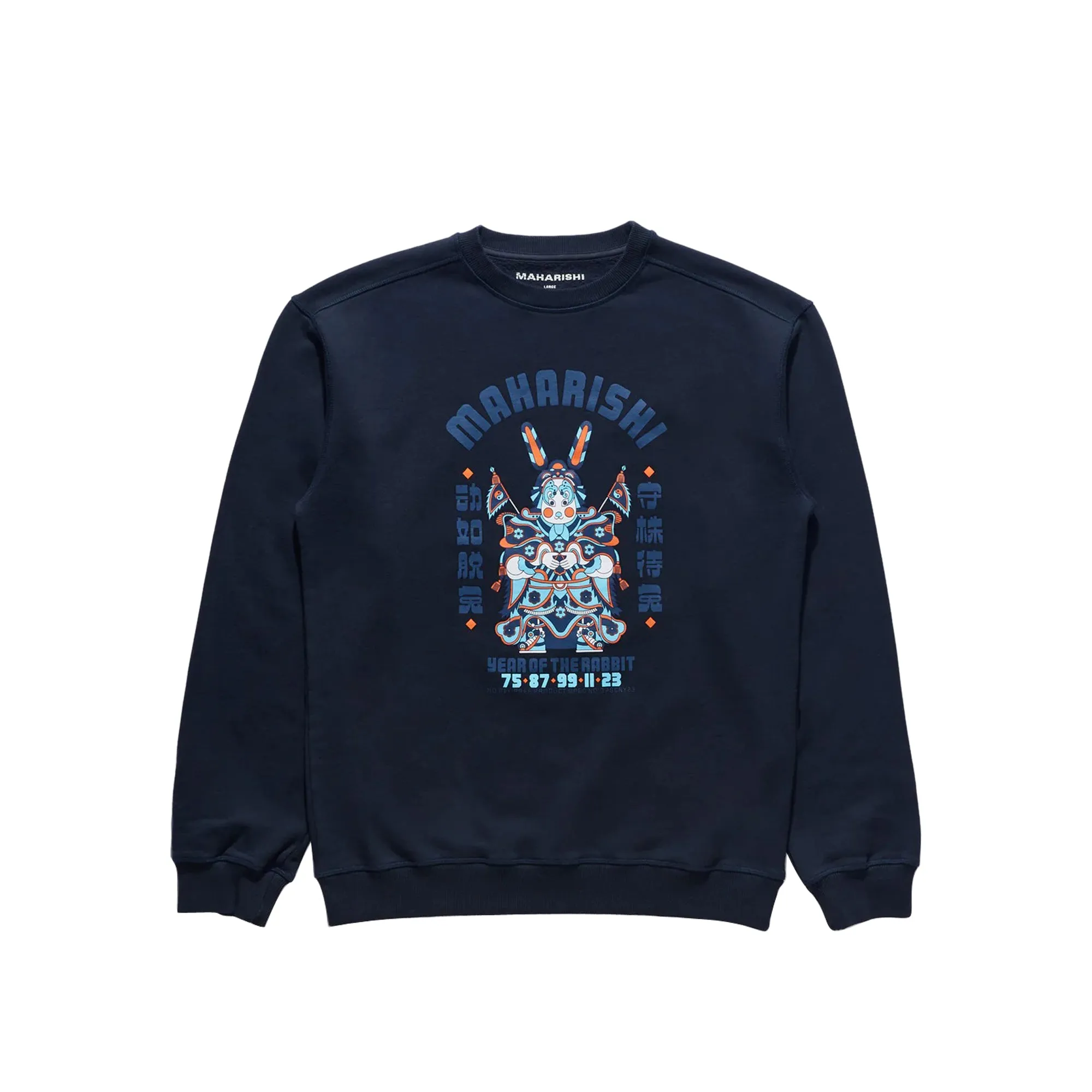 Maharishi Mens Water Rabbit Crew Sweater