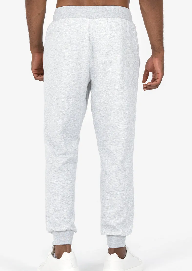 Mens Premium Sweat Jogger Med Grey Melange