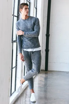 Men's Soft Knit Melange Jogger Pant