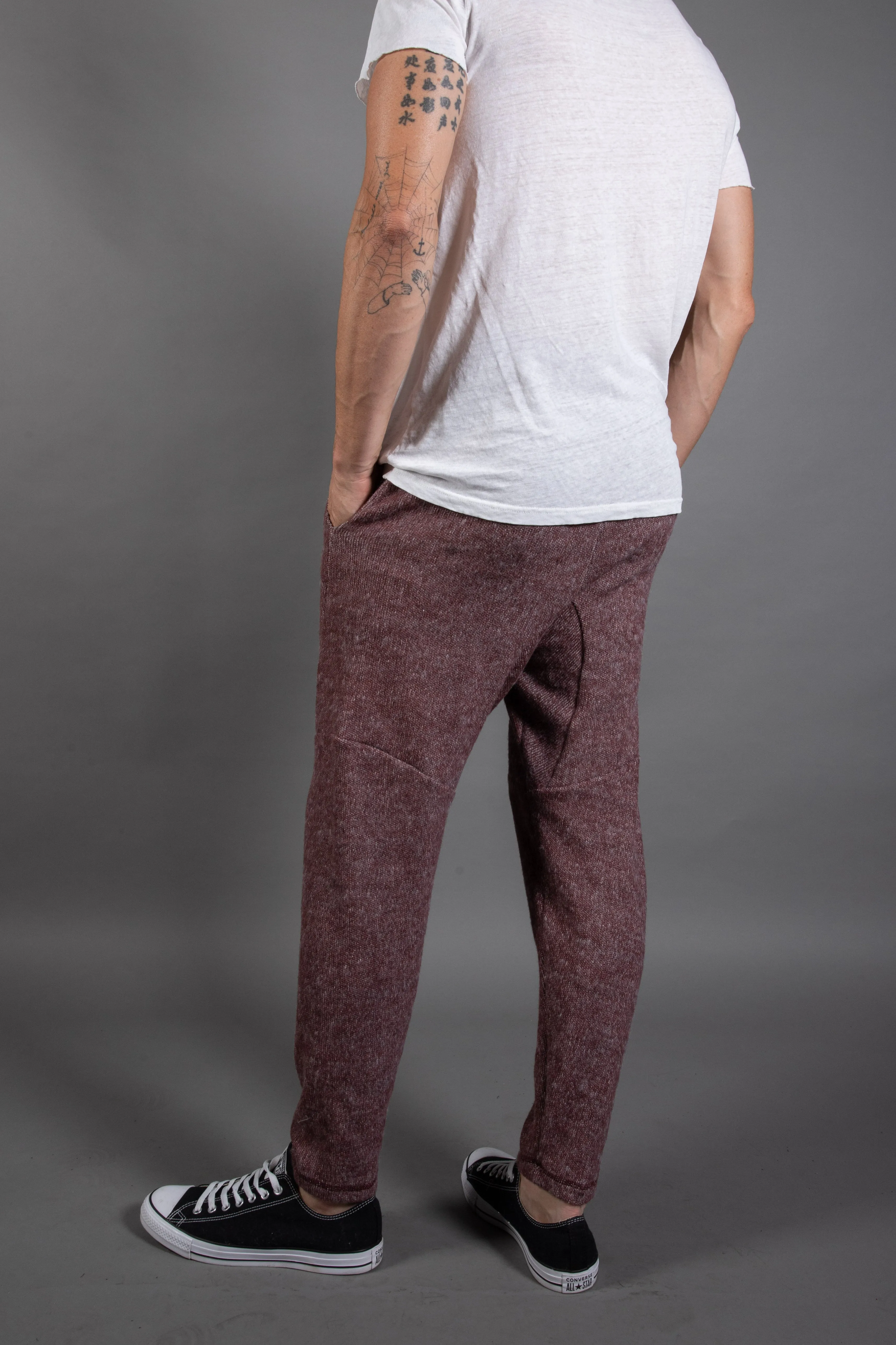 Men's Soft Knit Melange Jogger Pant