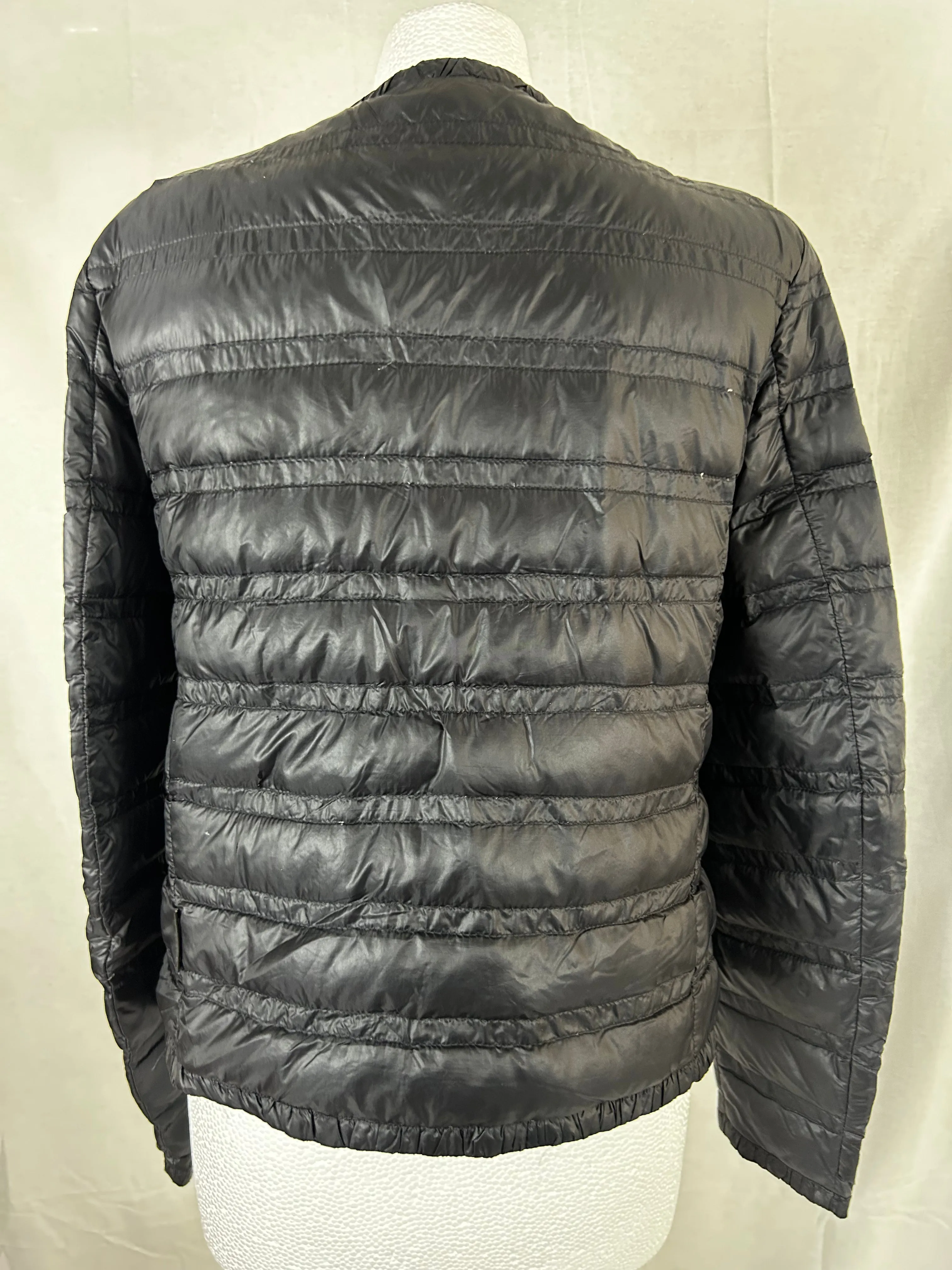 Moncler Black Short Padded Down Jacket S