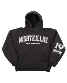 Nightkillaz Hoodie - Black Hoodie (14oz Heavy Fleece)