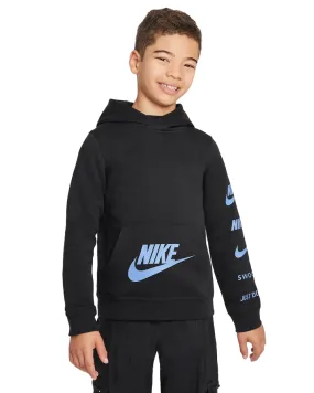 Nike Standard Issue boys hoodie FN7724-010 black