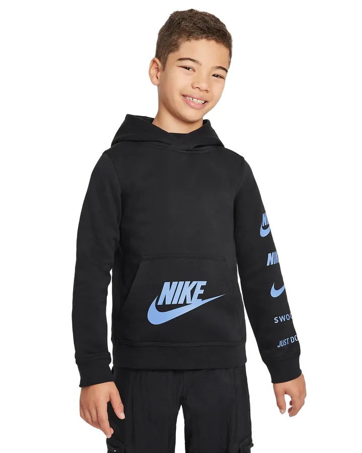 Nike Standard Issue boys hoodie FN7724-010 black