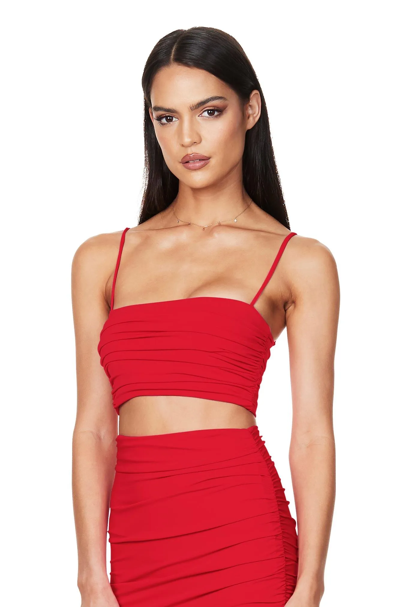 Nookie Aria Crop - Red