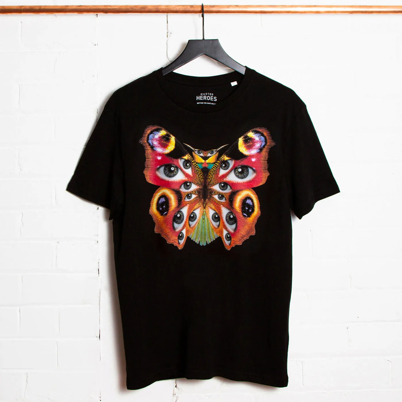 Nutterfly Front Print - Tshirt - Black