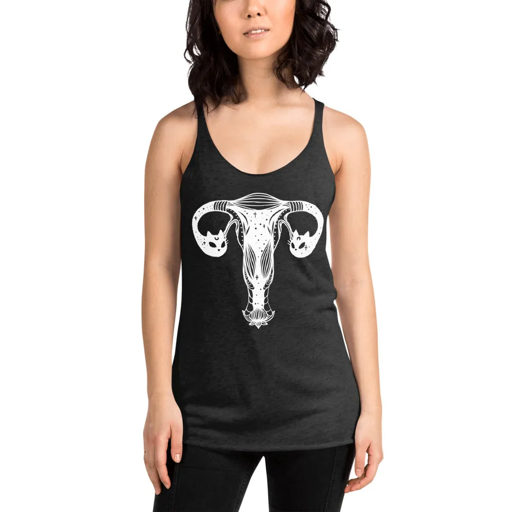 Ovaries And Cosmic Cats, Racerback Tank Top