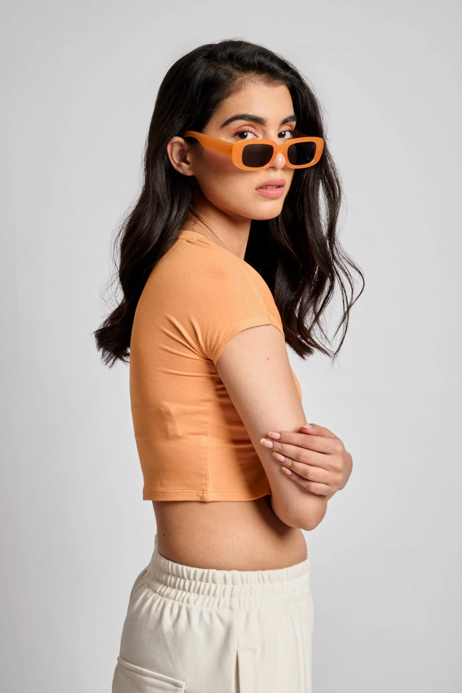 Peachy Skin Fit Crop Top