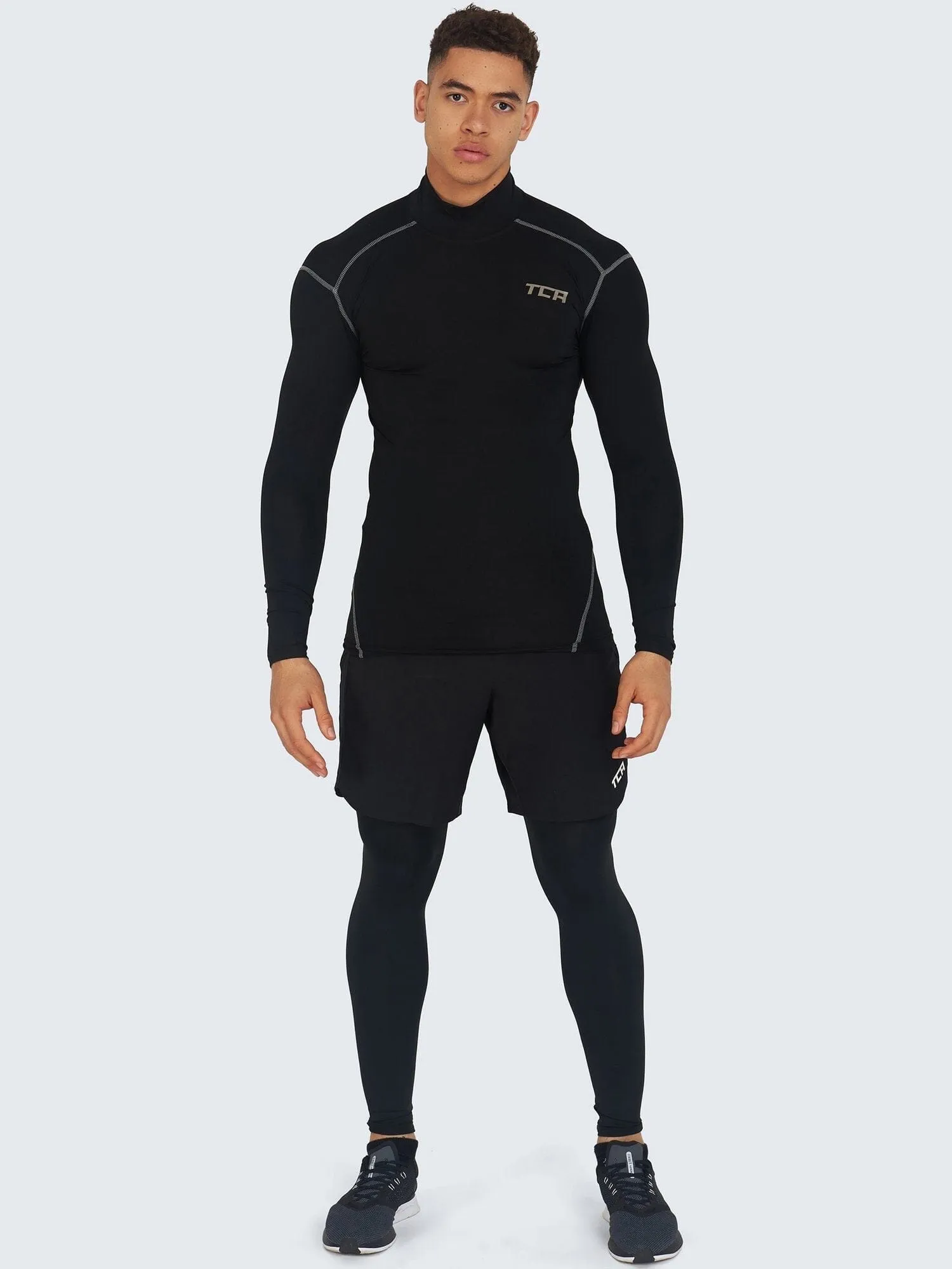 Pro Performance Compression Base Layer Long Sleeve Mock Neck For Men