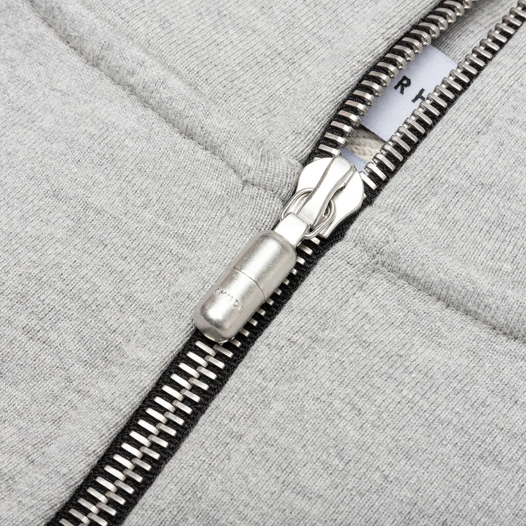 Quarter Zip - Heather Grey